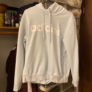 XL Light Blue Adidas hoodie